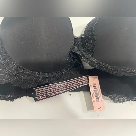 Black Lace Bra Victoria Secret size 32C - Picture 3 of 3